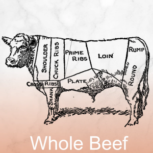 Whole Cow 21 days dry aged (100%grassfed and grass finished)